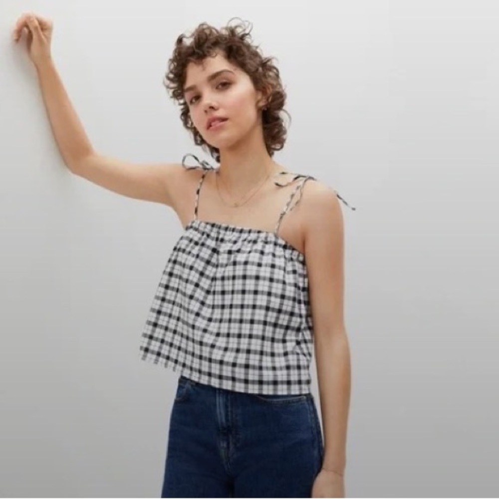 Everlane Flowy Gingham Cami